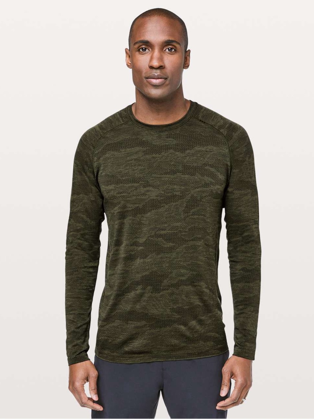 Lululemon Metal Vent Tech Long Sleeve Dark Olive Size XXL